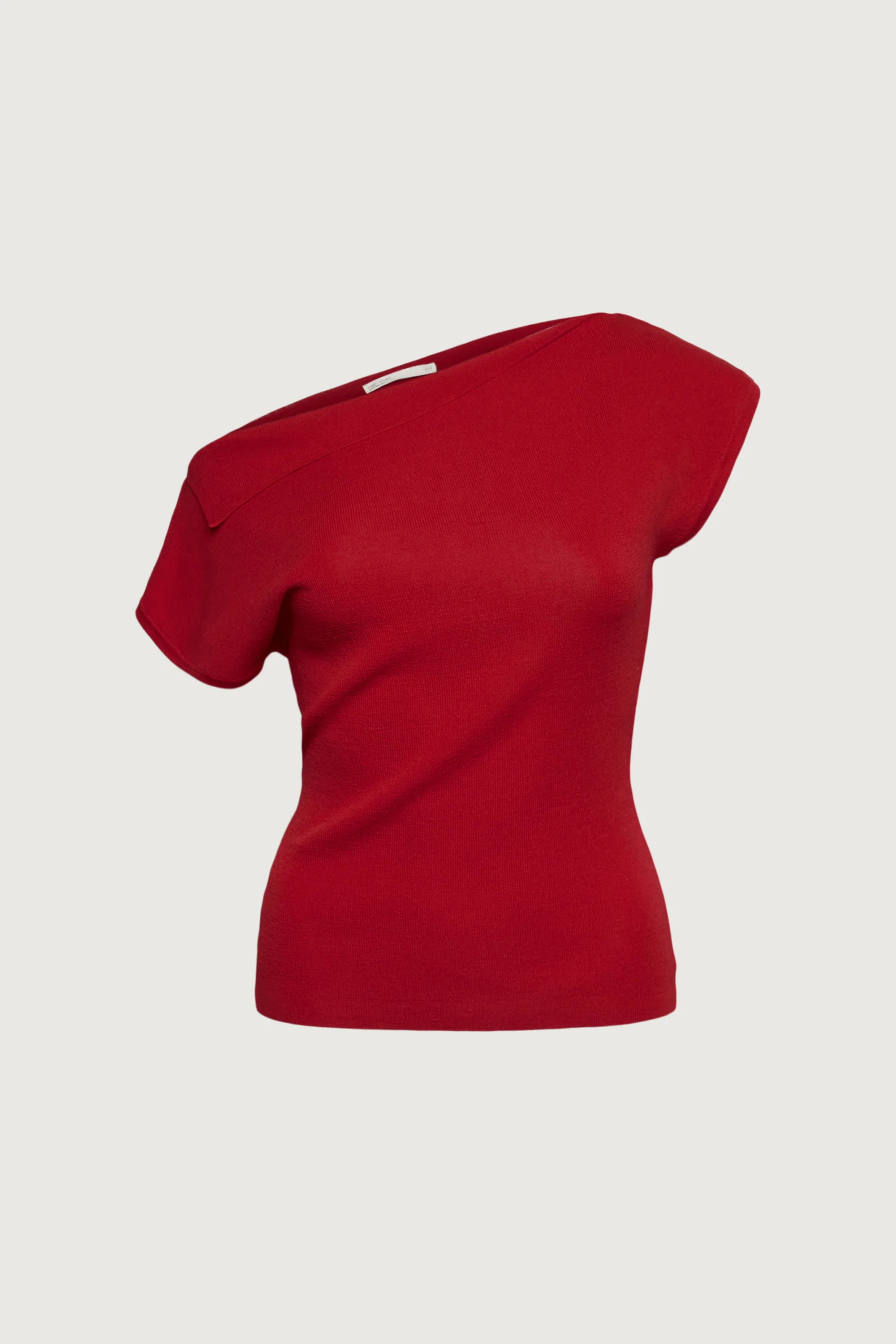 ASYMMETRICAL OFF THE SHOULDER CAP SLEEVE SWEATER - Image 11