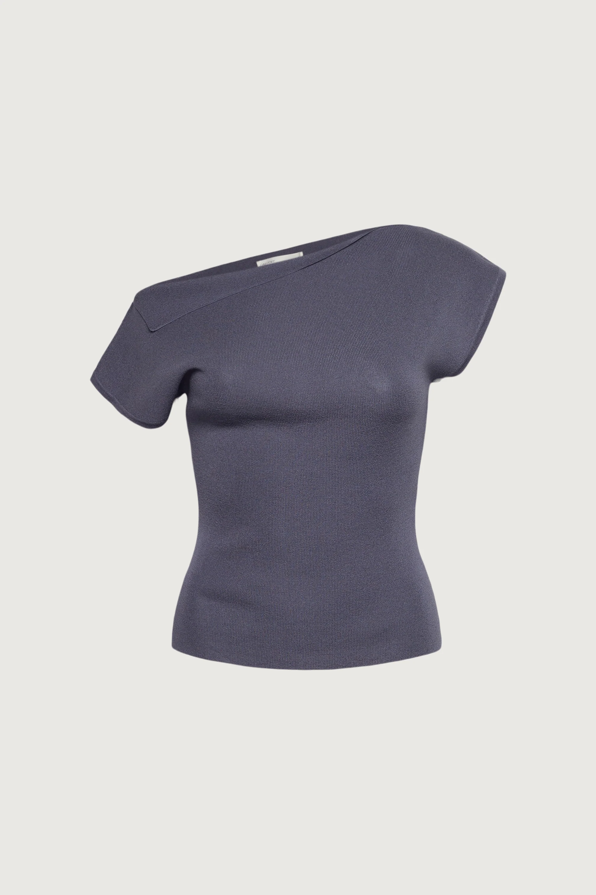 ASYMMETRICAL OFF THE SHOULDER CAP SLEEVE SWEATER - Image 12