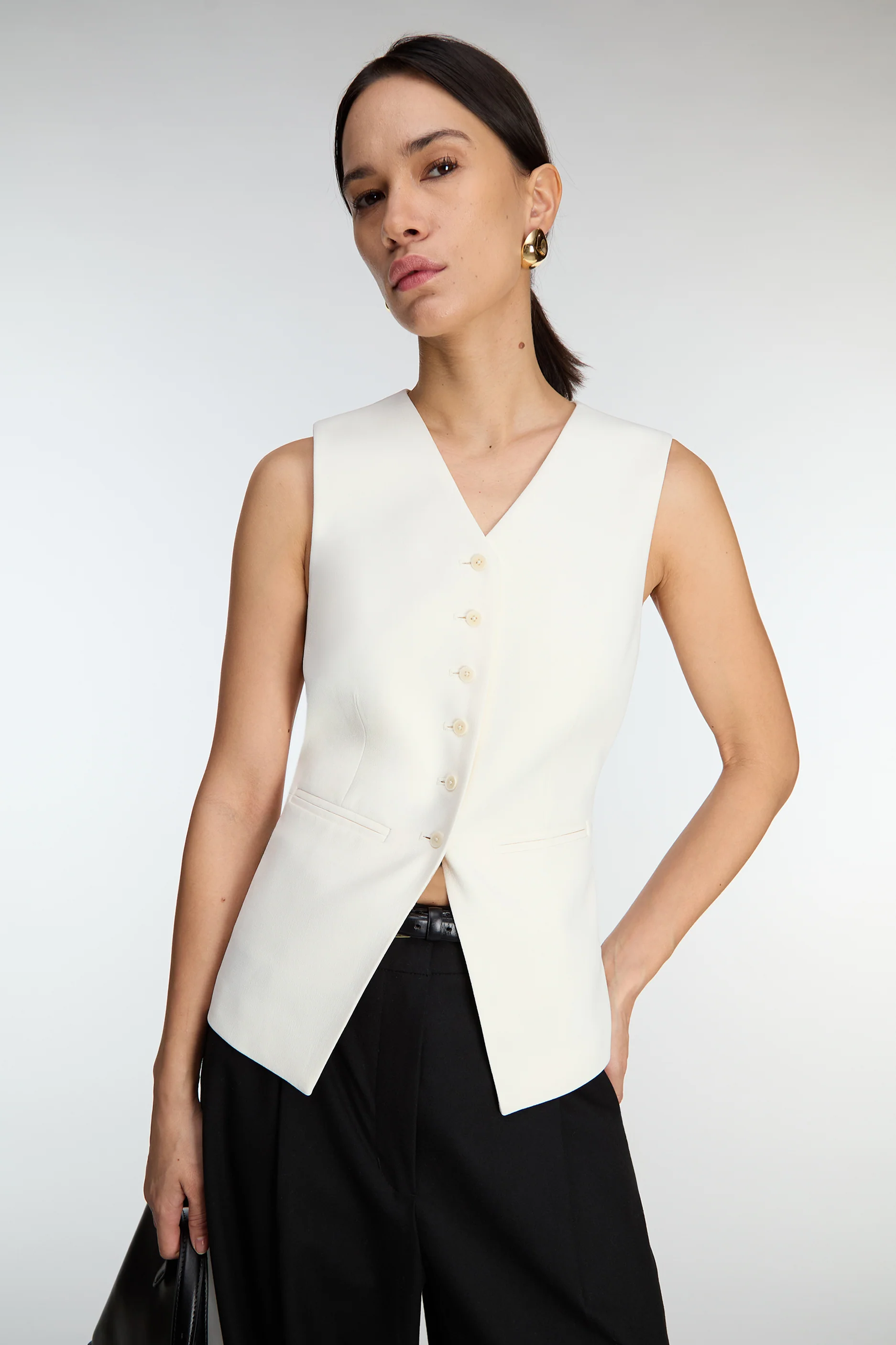 BUTTON FRONT SUITING VEST - Image 7