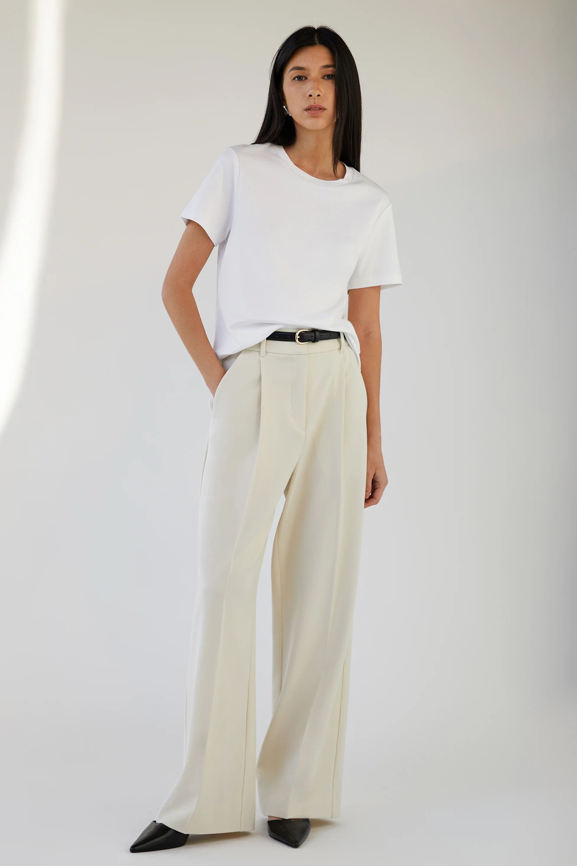 COTTON MODAL CREWNECK T-SHIRT - Image 3
