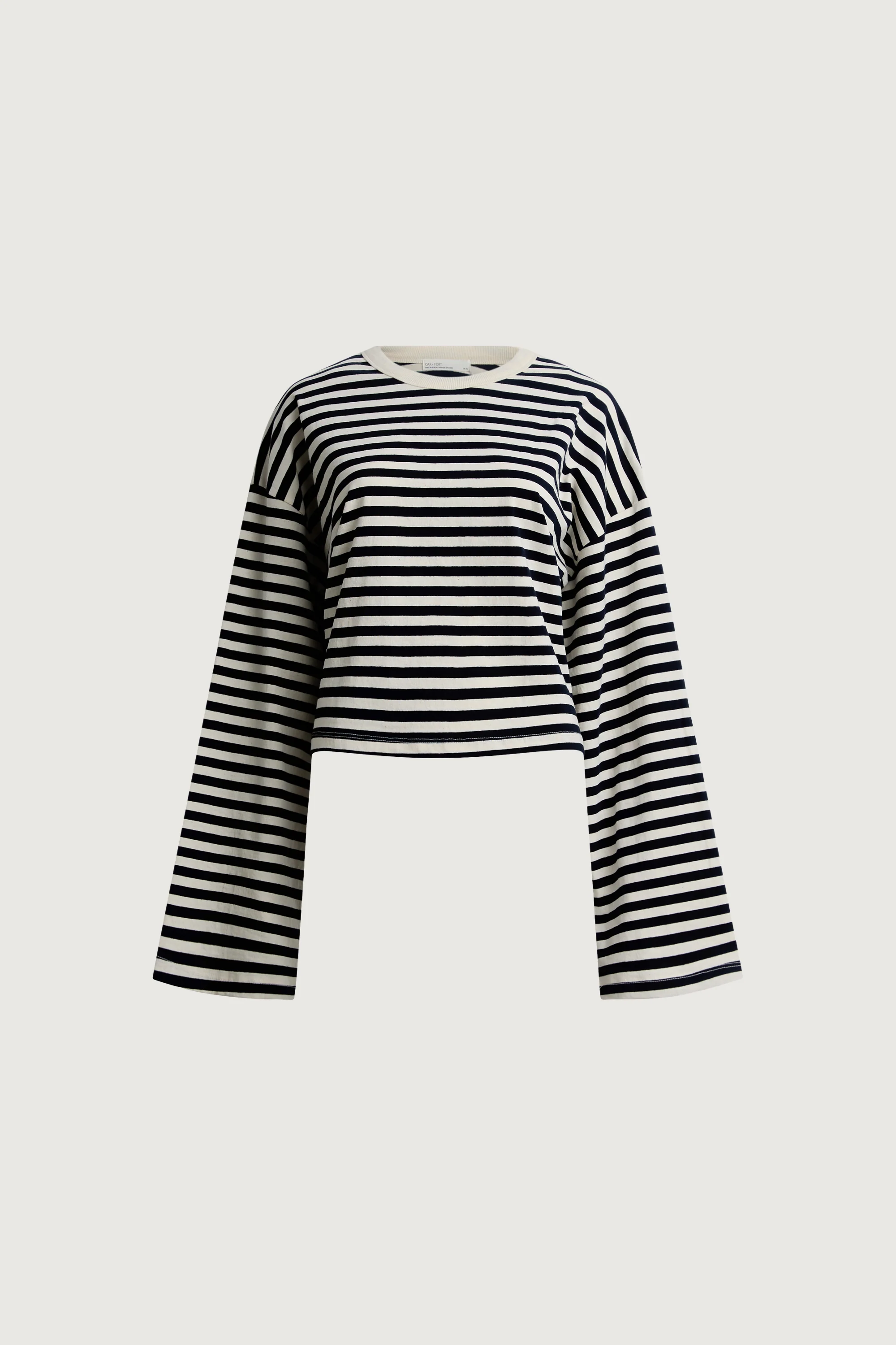 CROPPED STRIPED LONG SLEEVE TSHIRT - Image 5