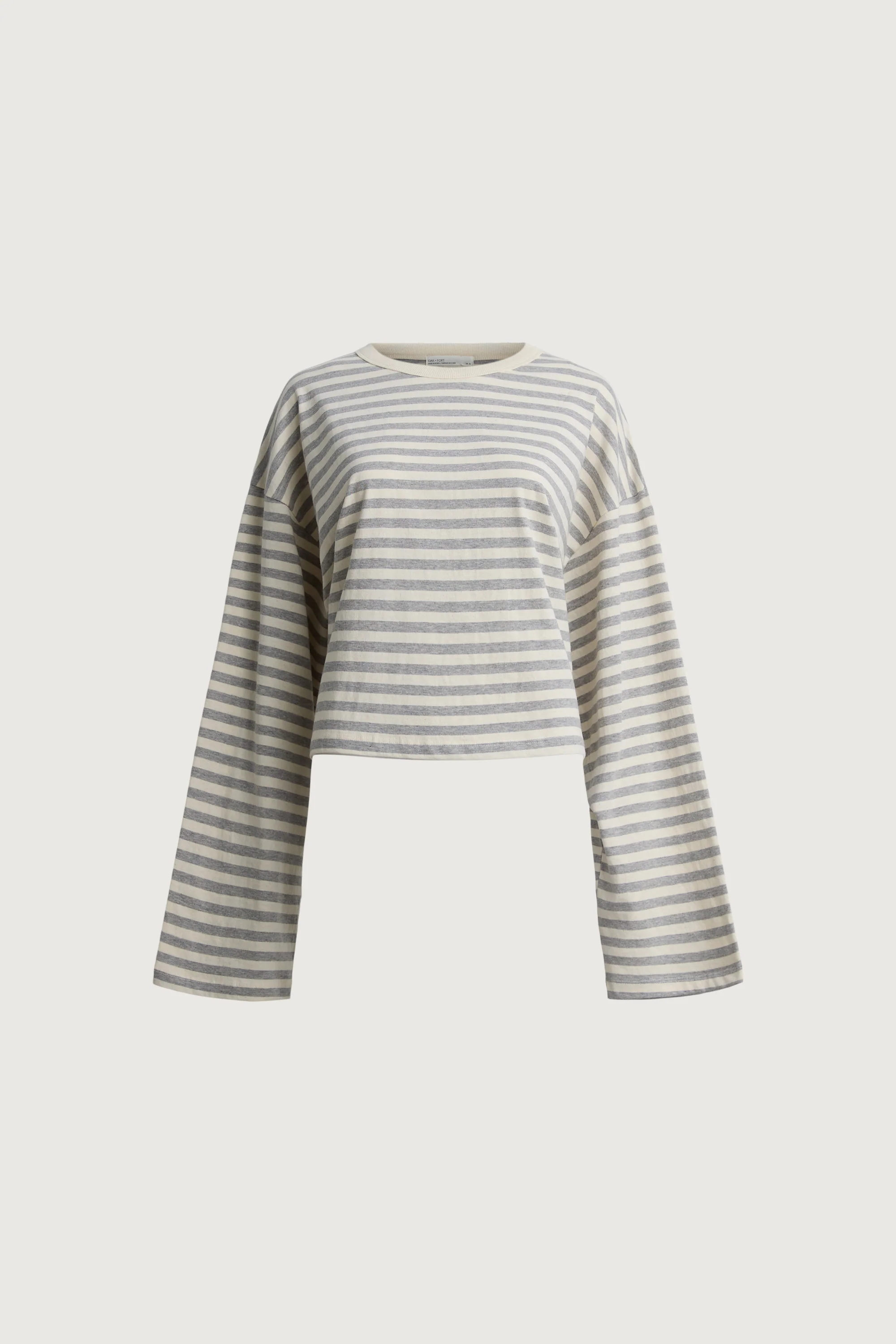 CROPPED STRIPED LONG SLEEVE TSHIRT - Image 6