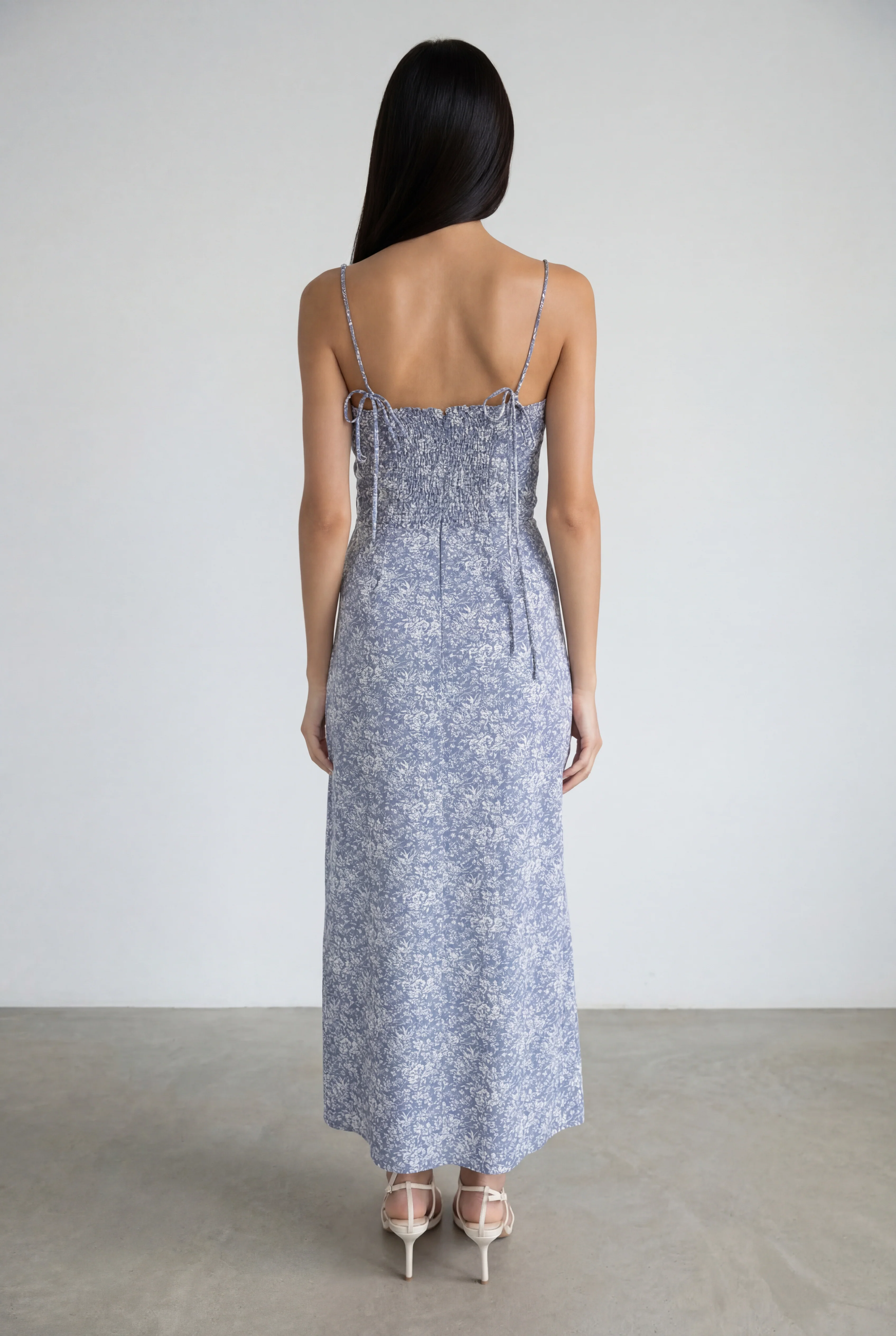 FLORAL MIDI DRESS - Image 4
