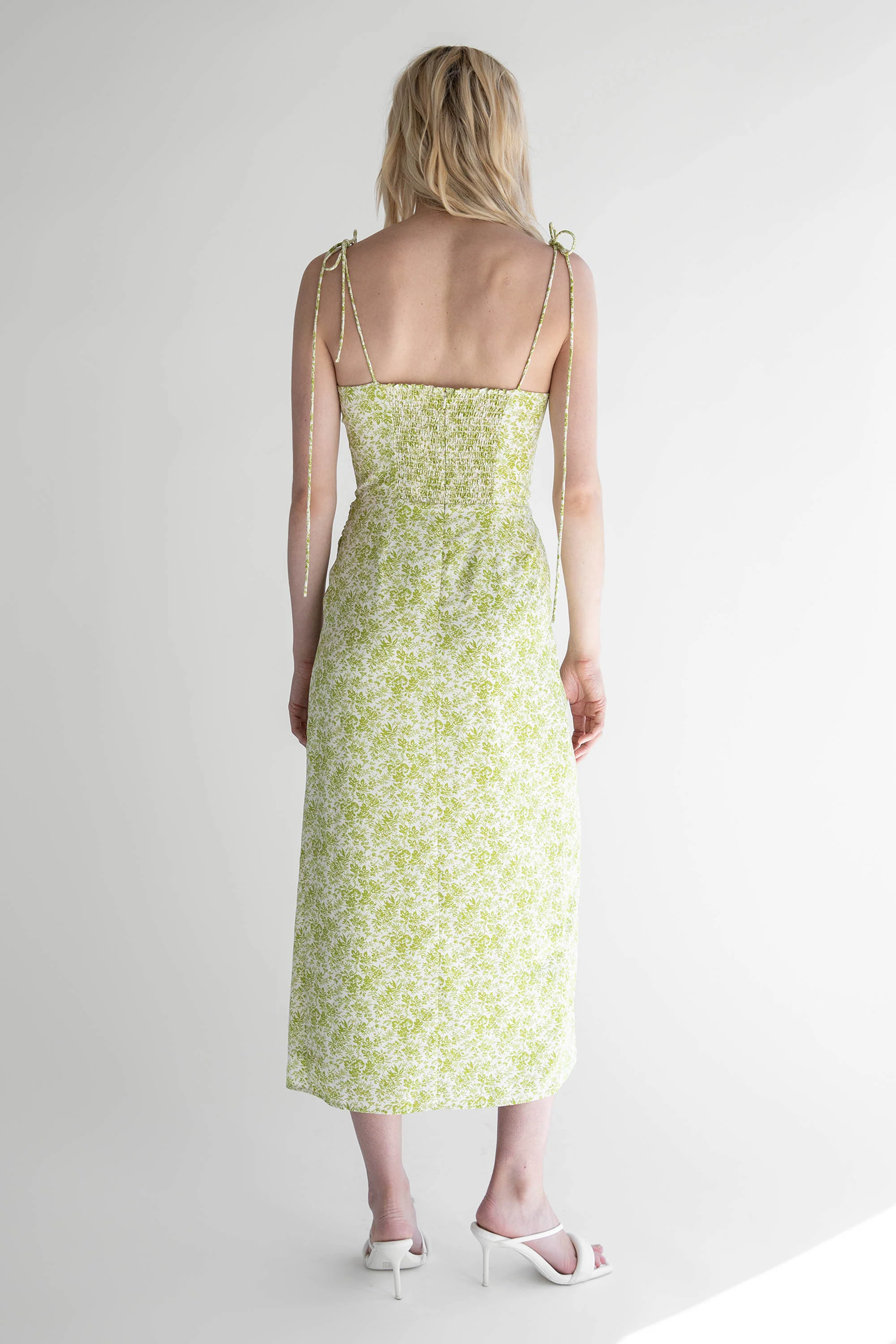 FLORAL MIDI DRESS - Image 8