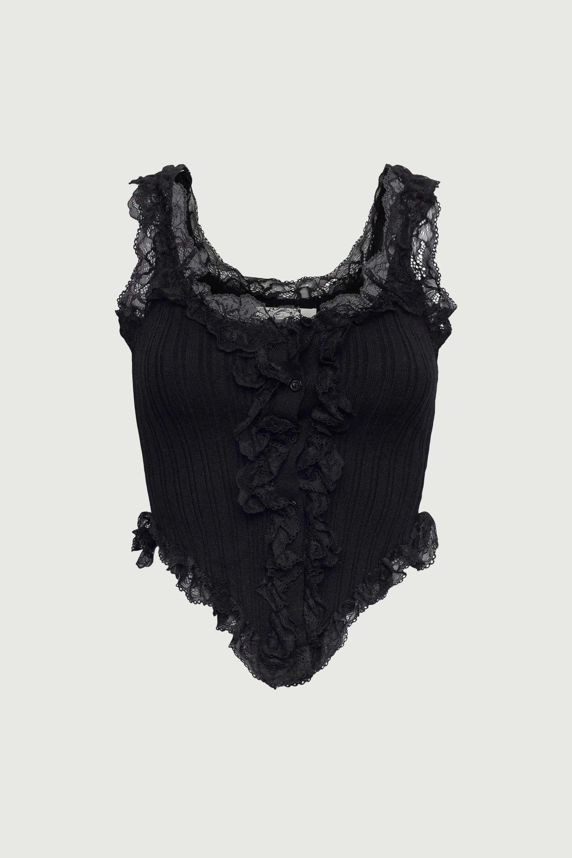 RUFFLED LACE TANK TOP - Image 10
