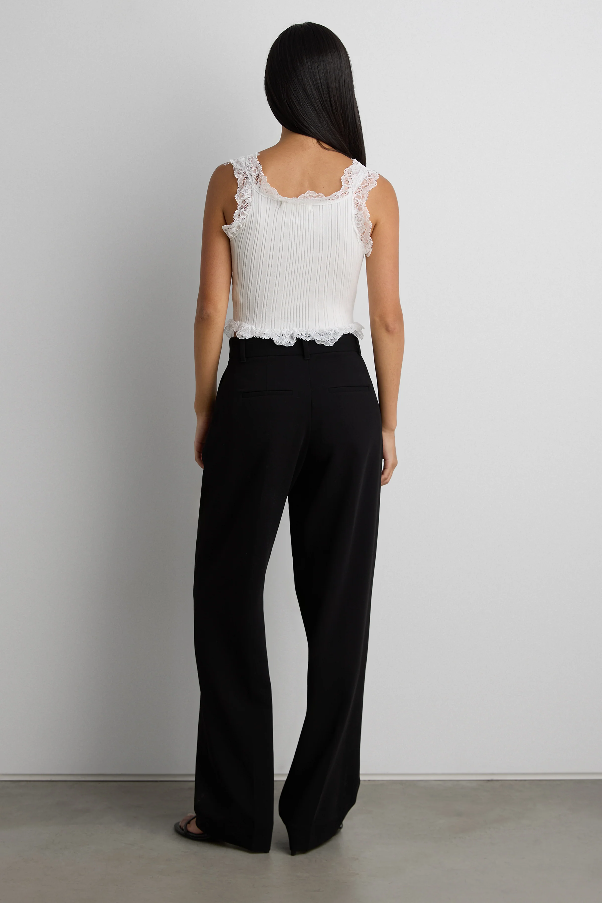 RUFFLED LACE TANK TOP - Image 6