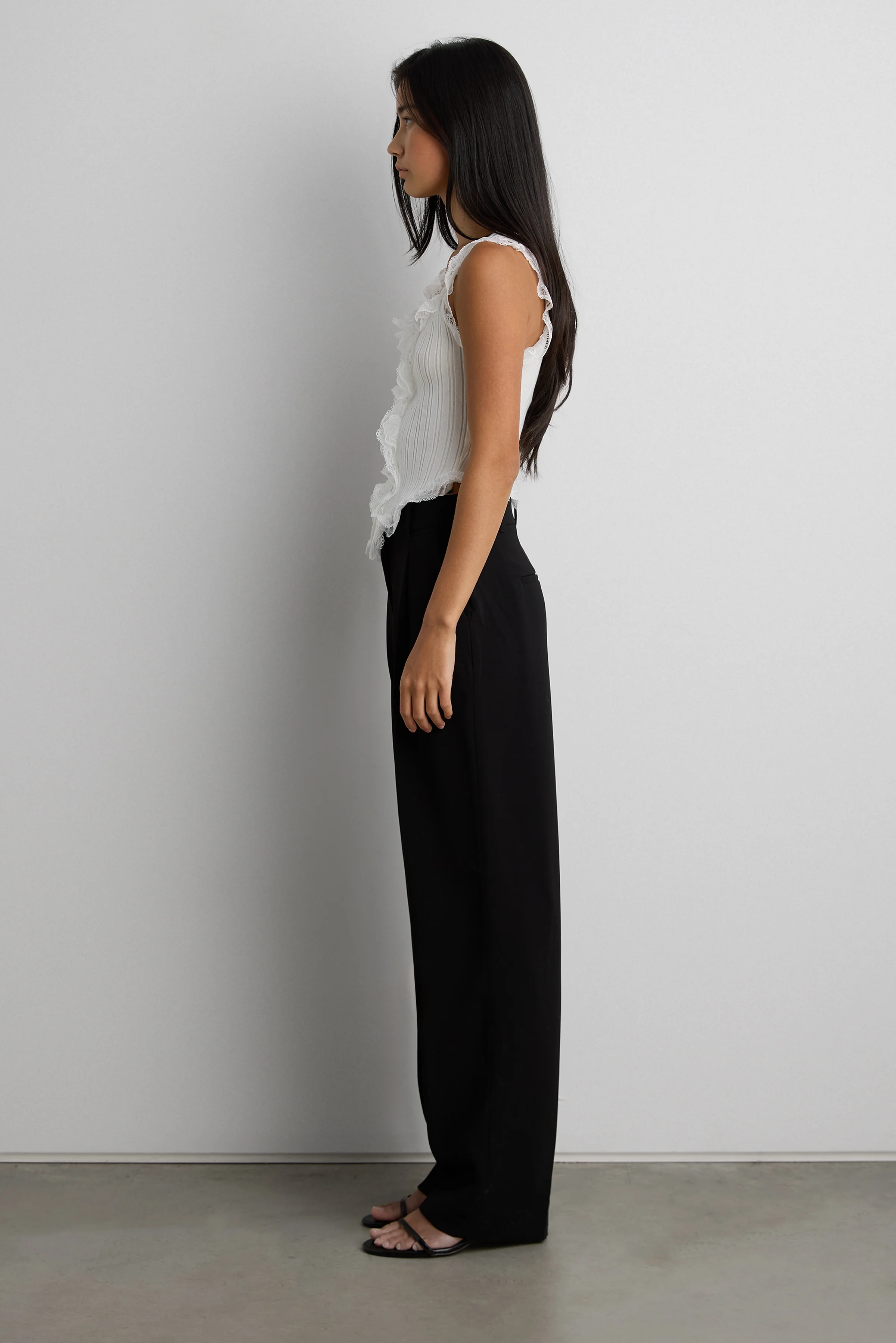 RUFFLED LACE TANK TOP - Image 7