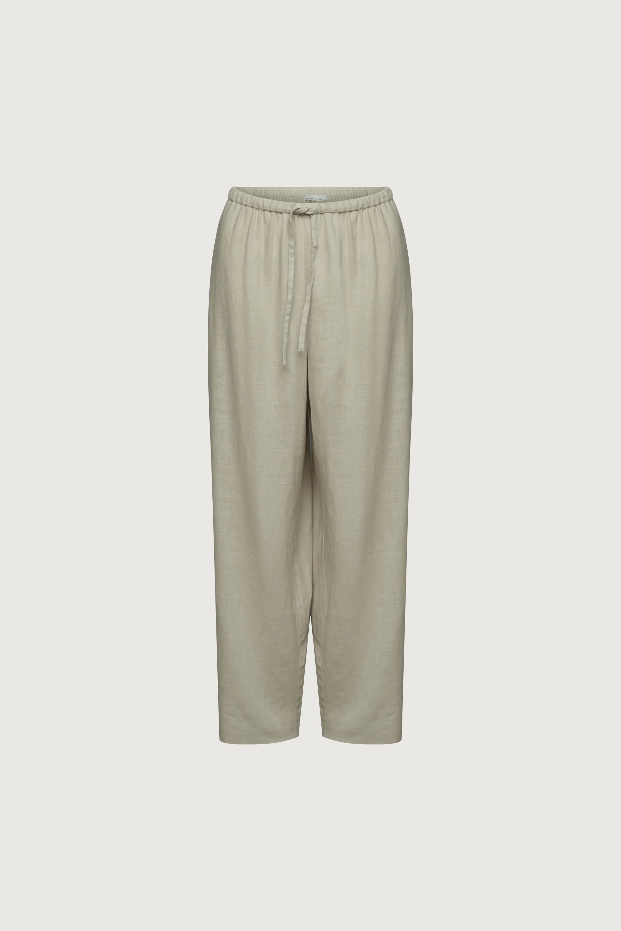 LINEN BLEND WIDE LEG PANT - Image 12