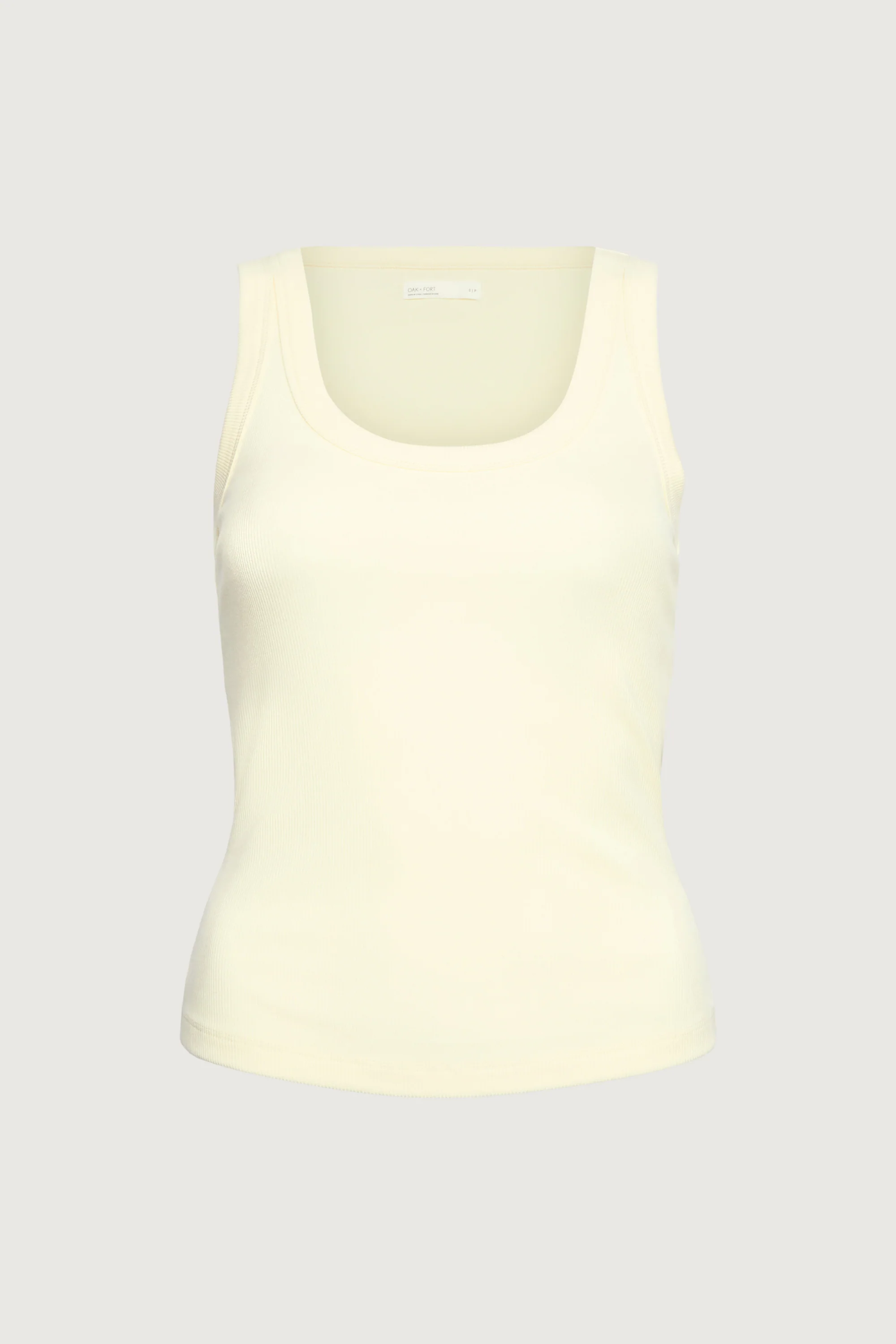 RIBBED MODAL SCOOP NECK TANK TOP - Image 6