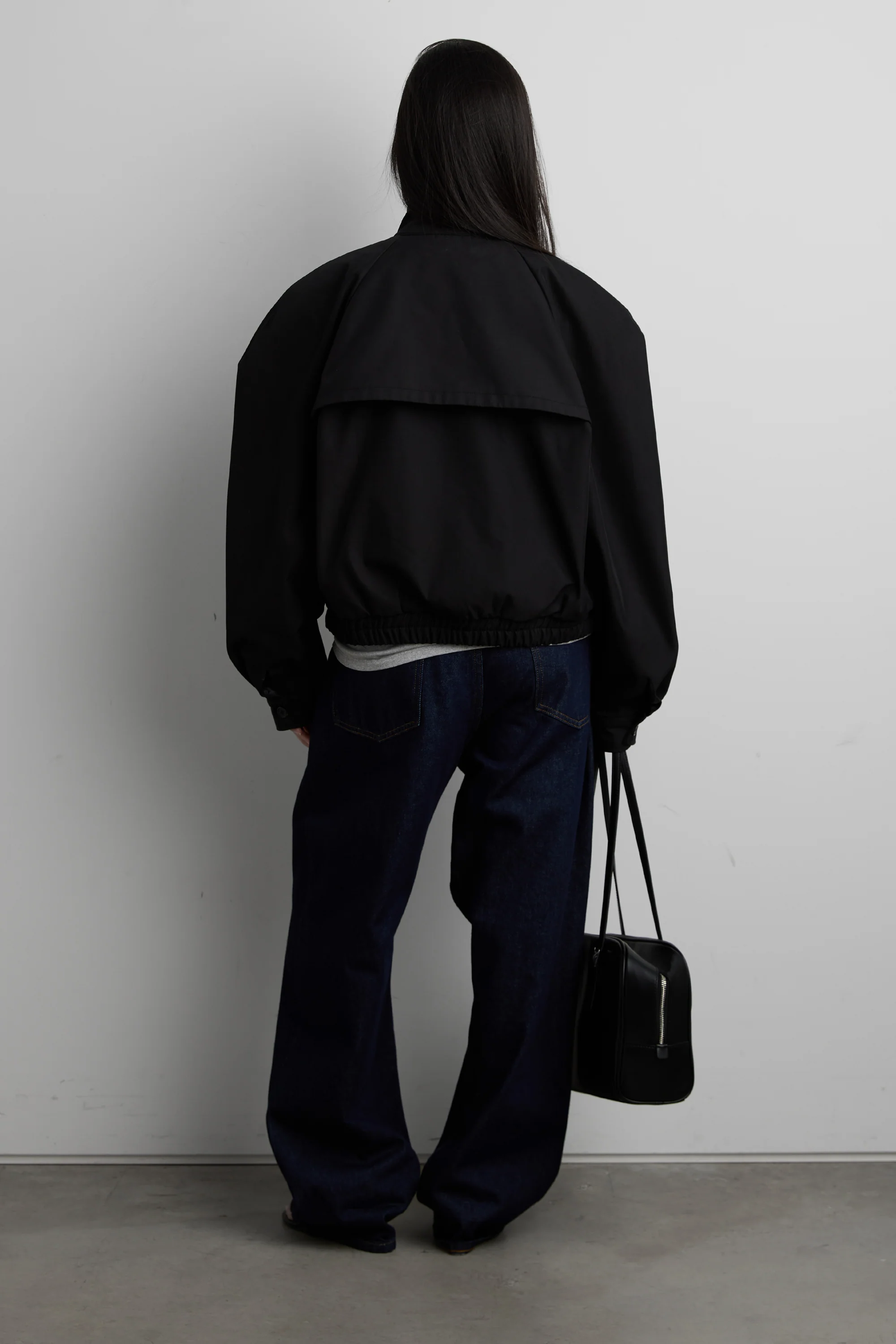 STRUCTURED FUNNEL NECK JACKET - Image 4