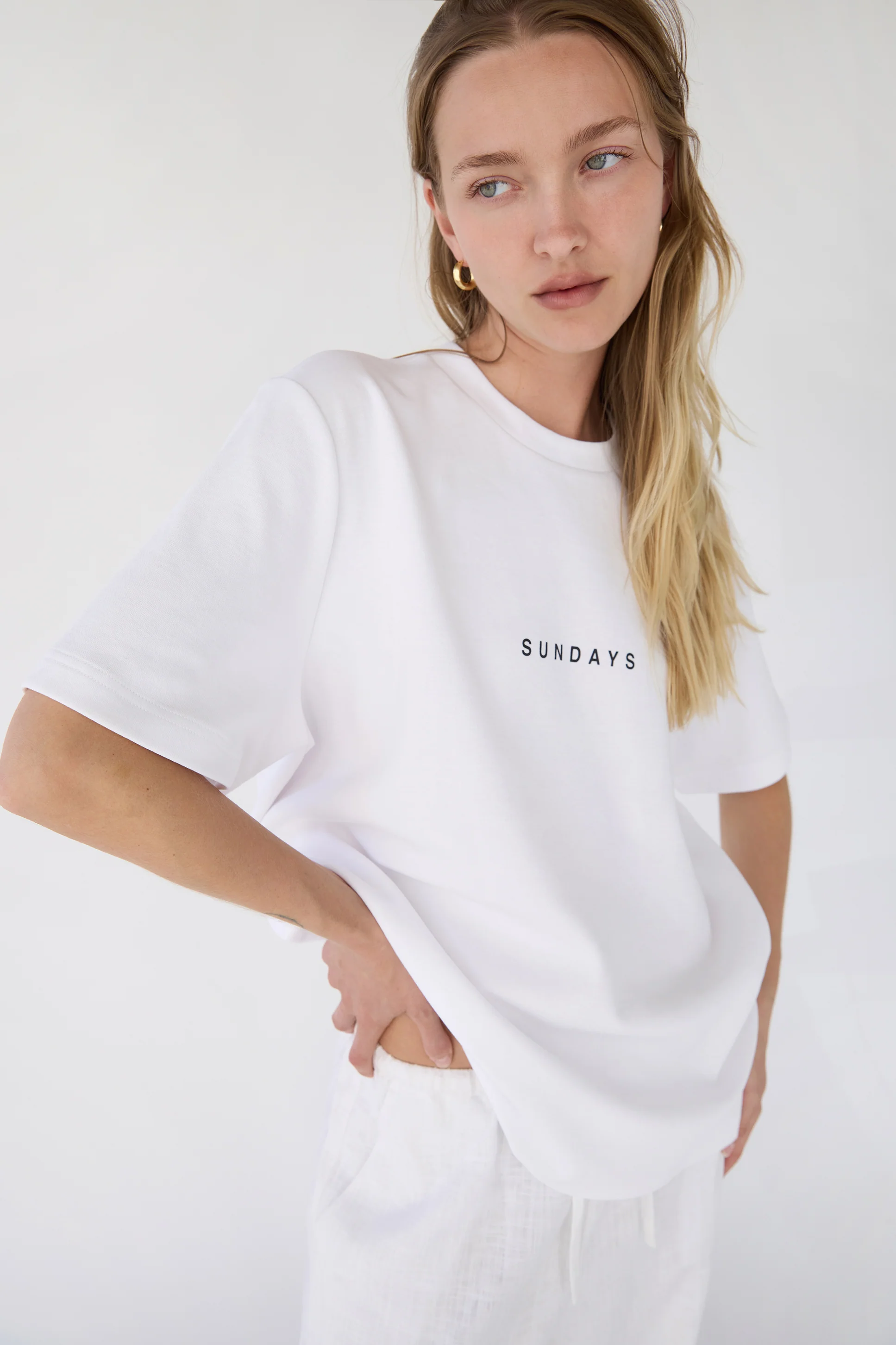 SUNDAY HEAVYWEIGHT CREWNECK T-SHIRT - Image 17